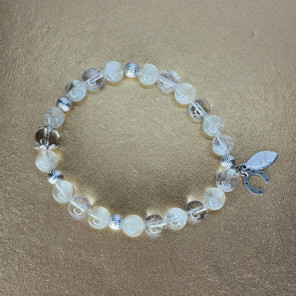 Bracelet Abondance - Citrine - Cristal & Argent Fée de Laurier
